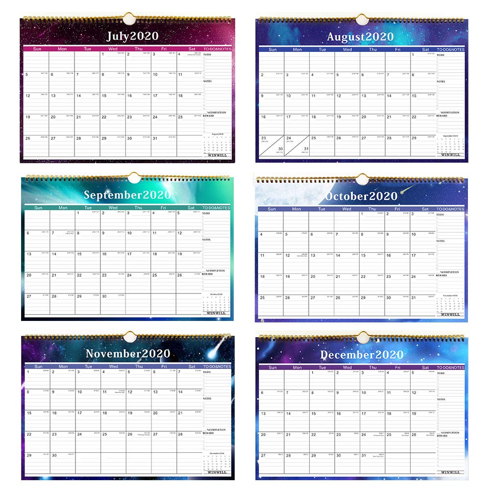 Calendario 2019 2019-2020 de pared, calendario académico familiar ...