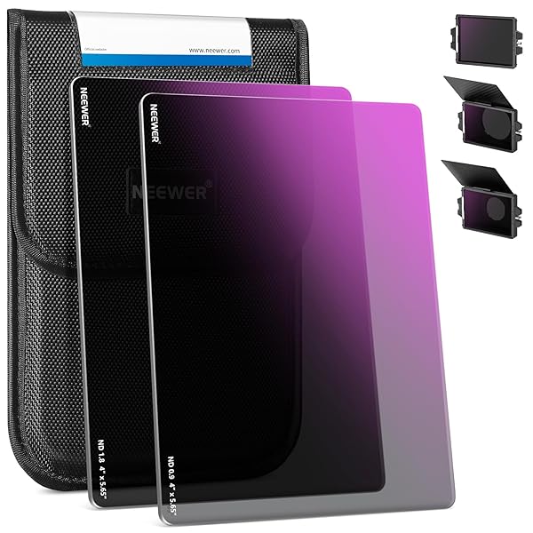 NEEWER 2 PACK ND0.9/1.8 (3/6 STOPS) SQUARE ND...