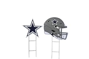 Proformance Home NFL Logo & Helmet 2 Pack Yard Sign Set