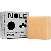 NOLE CARE Sustainable Conditioner Bar with Coconut & Batana Oil for Frizz (2.12 Oz Bar) - Sustainable, PH Balanced, Rice Protein Conditioner for Silky Frizzy Hair, Plastic-Free