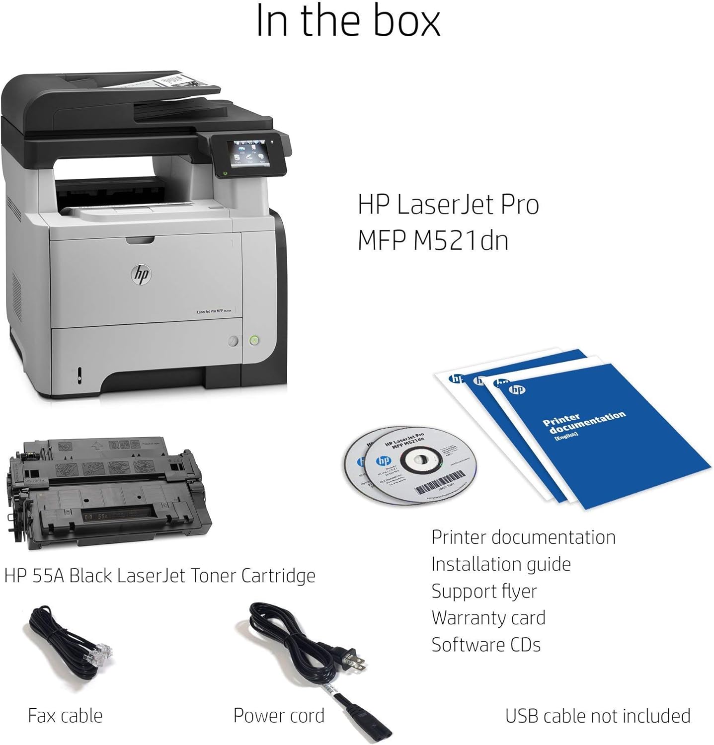 hp laserjet pro mfp m521dw printer