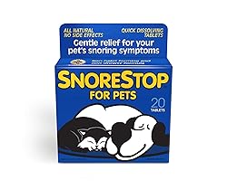 SnoreStop for Pets 20 Chewable Tablets I Natural