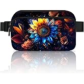 Sunflower Fanny Pack Fashion Belt Bag Lightweight Waist Pouch with Adjustable Strap Mini Crossbody Bags for Women Travel Sports Running