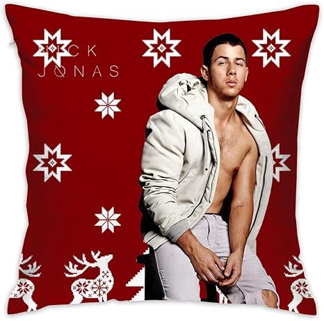 nick jonas sequin pillow