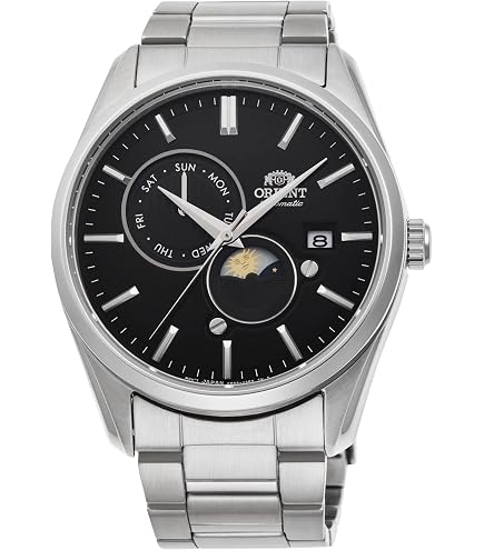 Amazon.com: Orient Contemporary Sun & Moon RN-AK0304B Men's
