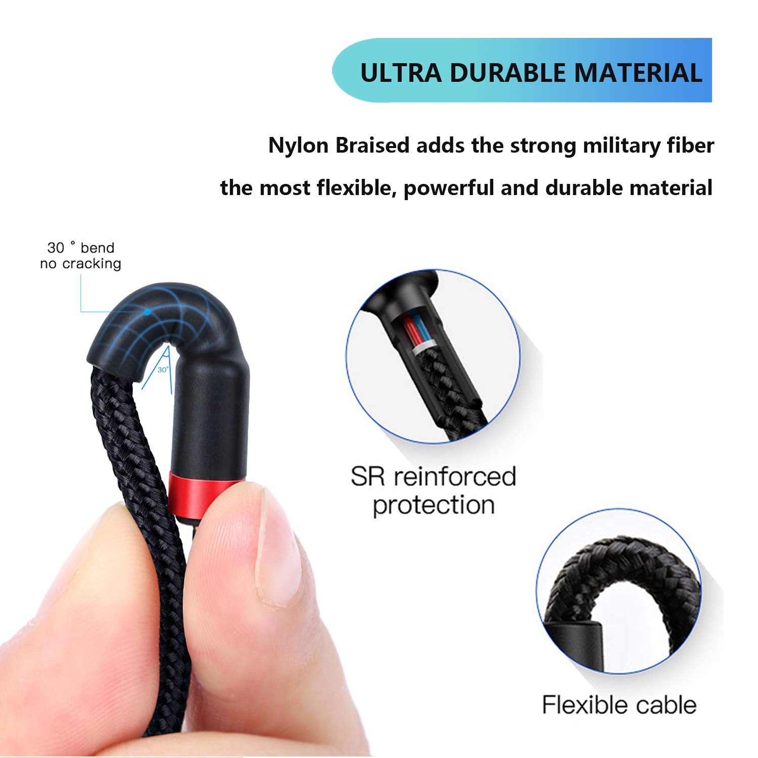 USB C Cable to USB C Cable, Mxcudu USB Type C Fast Charger(60W, 20V/3A) Nylon Braided Charging Cord Compatible with Google Pixel 3/3XL, Samsung Galaxy S9/S10, Huawei Matebook, MacBook(Black/Red)