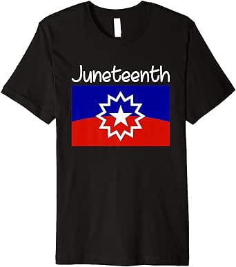Amazon Com Juneteenth Flag Emancipation Of The Slaves T Shirt