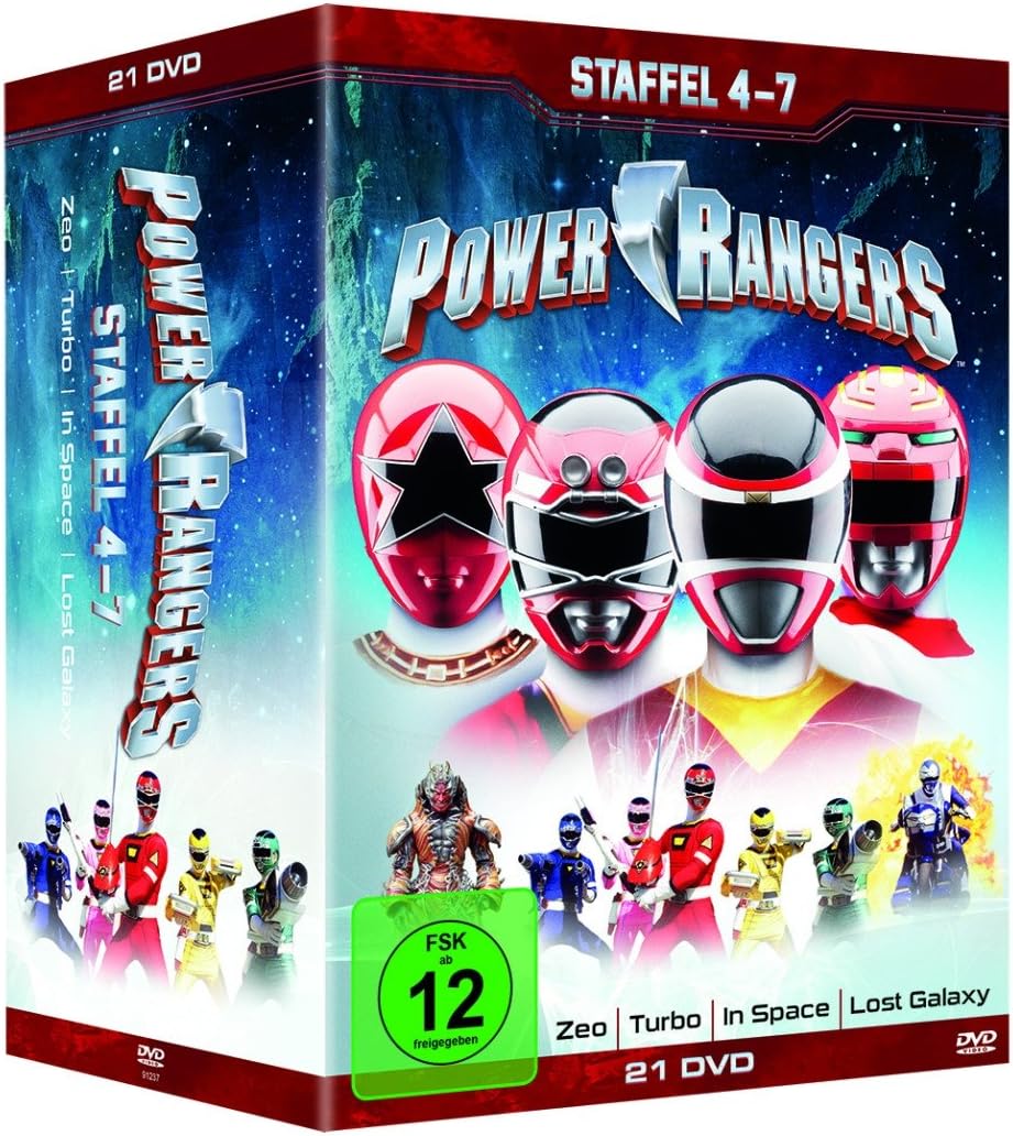 Power Rangers Staffel 4 7 Zeo Turbo In Space Lost Galaxy Dvd Amazon Co Uk Power Rangers Dvd Blu Ray