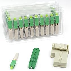 100pcs SC APC Fiber Optic Quick Connector with