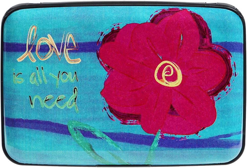 Aluminum Wallet RFID Blocking Metal Credit Card Holder Slim Hard Case