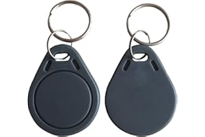 YARONGTECH ISO14443A 13.56MHZ MIFARE Classic 1K Keychain Grey color pack of 10