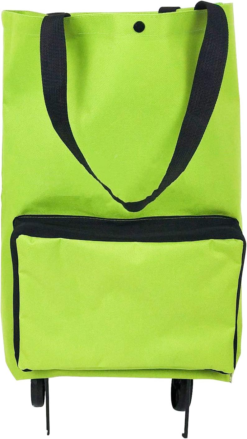 Folding Shopping Trolley Dual Wheel Foldable Trolley Cart Luggage