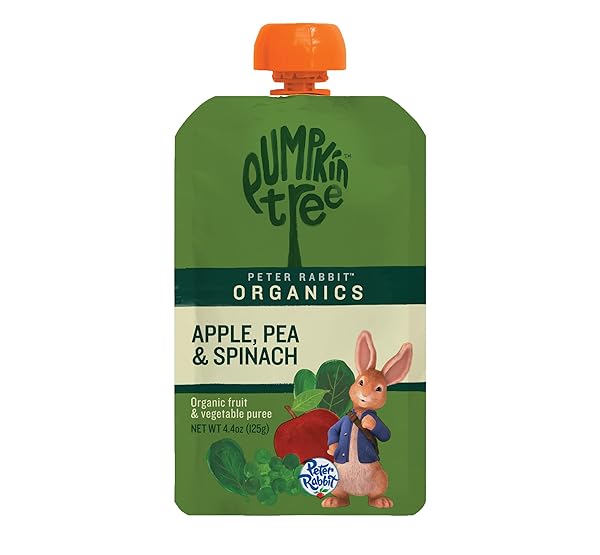 PETER RABBIT ORGANICS BABY PEA SPINACH APPLE, 4.40...
