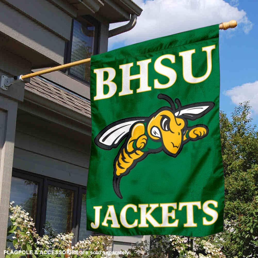 Amazon Com Bhsu Yellow Jackets Banner House Flag Outdoor Flags