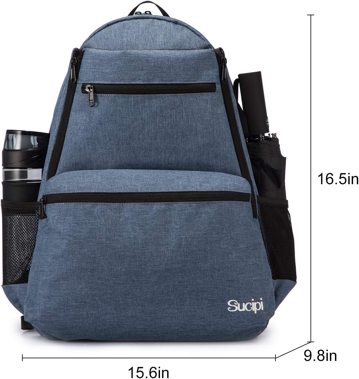 Sucipi Tennis Bag Professional Tennis Backpack for Men and Women Racket Bags Holds 2 Rackets with Ventilated Shoe Compartment : Sports & Outdoors