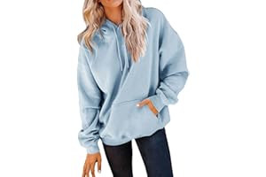 GENERIC Oversized Hoodies for Women 2024 Casual Fashion Print Sweatshirt Plus Size Sweater Cute Long Sleeve Tops Pullover Clothes