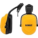 DEWALT DPG660 Yellow with Black Earcups Dielectric Expandable NRR 25 Cap Mount Earmuff