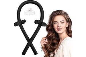 Heatless Curls Headband, IENIN Heatless Curling Hair Curler No Heat Hair Rollers to Sleep in Curl Ribbon Overnight Heatless Curling Rod Headband for Women Holiday Gift