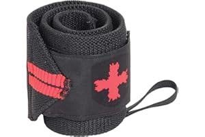 Harbinger Red Line 18-Inch Weightlifting Wrist Wraps for Men and Women (Pair)