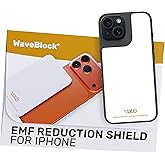 WAVEBLOCK EMF Blocker for Cell Phone - Made for iPhone 15 - The Only Patented, Real Scientifically Backed, Lab-Tested 5G-Shield Sticker to Protect You & Your Loved Ones - USA Made White