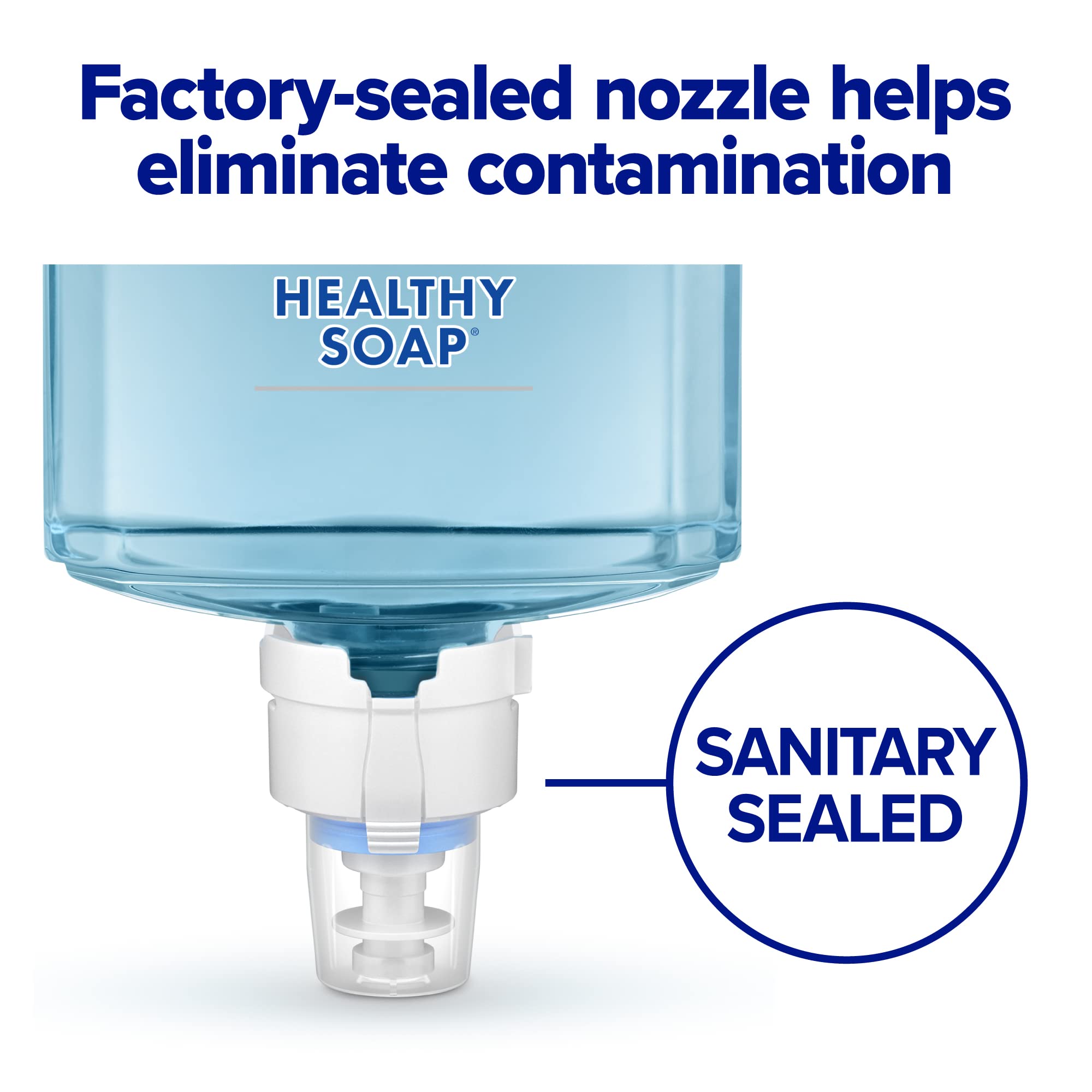 PURELL Brand HEALTHY SOAP Gentle and Free Foam, Fragrance Free, 1200 mL Refill for PURELL ES8 Automatic Soap Dispenser (Pack of 2) - 7772-02 - Manufactured by GOJO, Inc.