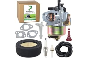 POSEAGLE 951-05021 Carburertor with 951-10794 Air Filter for 170-AU, 170-AUA, 170-AU, 170-AUA, 270-BU, 170-AU, 170-AUA, 170-AUB, 170-AUC, Cub Cadet FT24, FT24R, RT35, RT45, RT65, RT65E, VT100 Tillers