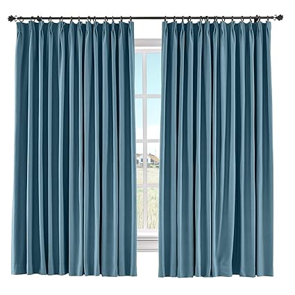 Amazon Com Chadmade 60 W X 84 L Solid Cotton Linen Curtain