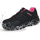 ROVELLIA Waterproof Hiking Shoes Women Fashion Sneakers Tennis Walking Shoes Non-Slip Grip Ankle Support, Durable Comfort for Trekking, Trail Running, and Outdoor Adventures