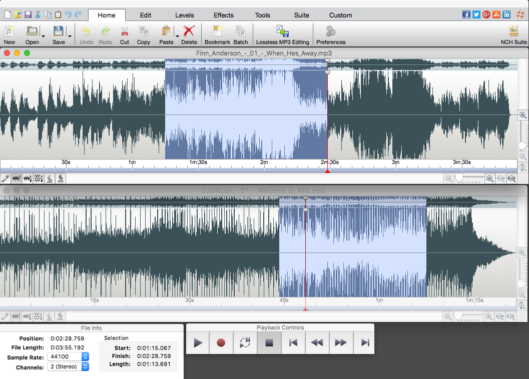 WavePad Free Audio Editor â€“ Create Music and Sound Tracks with Audio Editing Tools and Effects [Download]