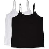 Amazon Essentials Women's Tank Top Camisole Pack, Plus Size, Pack of 2