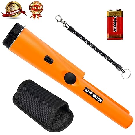 Pin Pointer Metal Detector Waterproof Pinpointing Probe,Portable Pinpointer High Sensitivity Scanning Treasure Hunting Unearthing