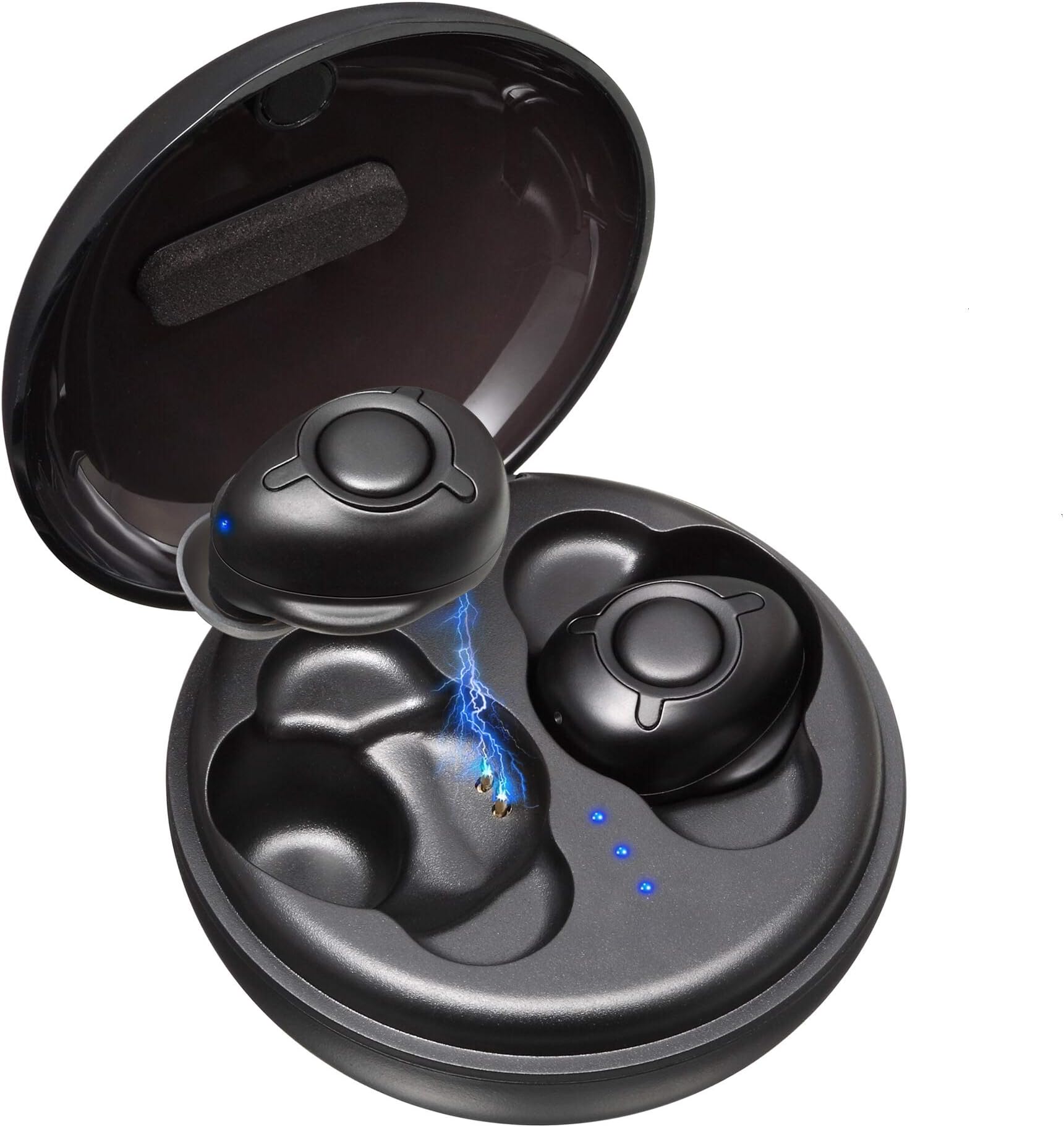 Wireless Earbuds Bluetooth 5.0 Deep Bass TWS Headphone, Sweatproof Sport in-Ear Headset for Running, Noise Cancellation Binural Earphone with 16H Playtime 3D Stereo Sound Dual Microphone Charging Case