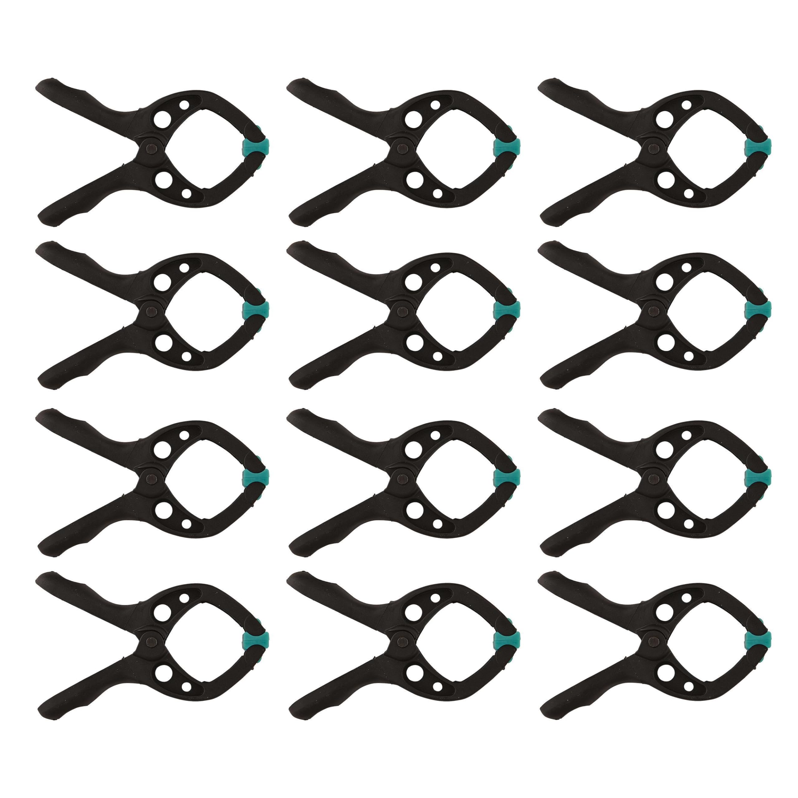 wolfcraft 12 MINI 30 Spring Clamps I 8653000 I Versatile All-Rounder – Ideal for use Around The Home as Well as in Hobbies and Craft Projects