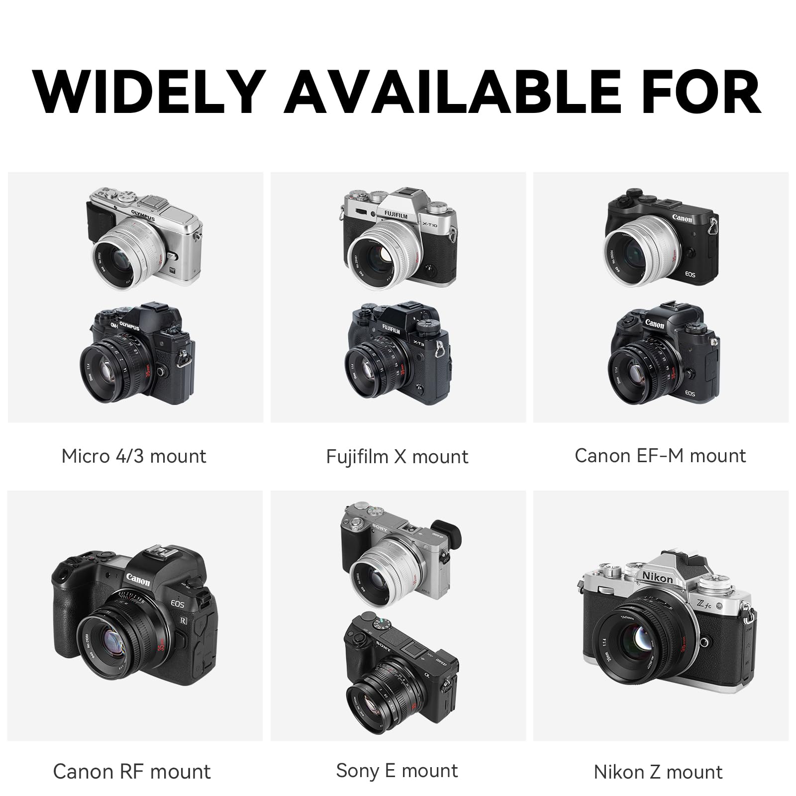 7artisans 35mm F1.4 Mark II APS-C Manual Focus Fixed Lens Large Aperture Compatible with Nikon Z-Mount Camera Z50 Z6 Z7 Z6 II