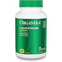 Organika Canadian-Made L-Glutathione (Reduced), Antioxidant and Detox Support -100 Caps