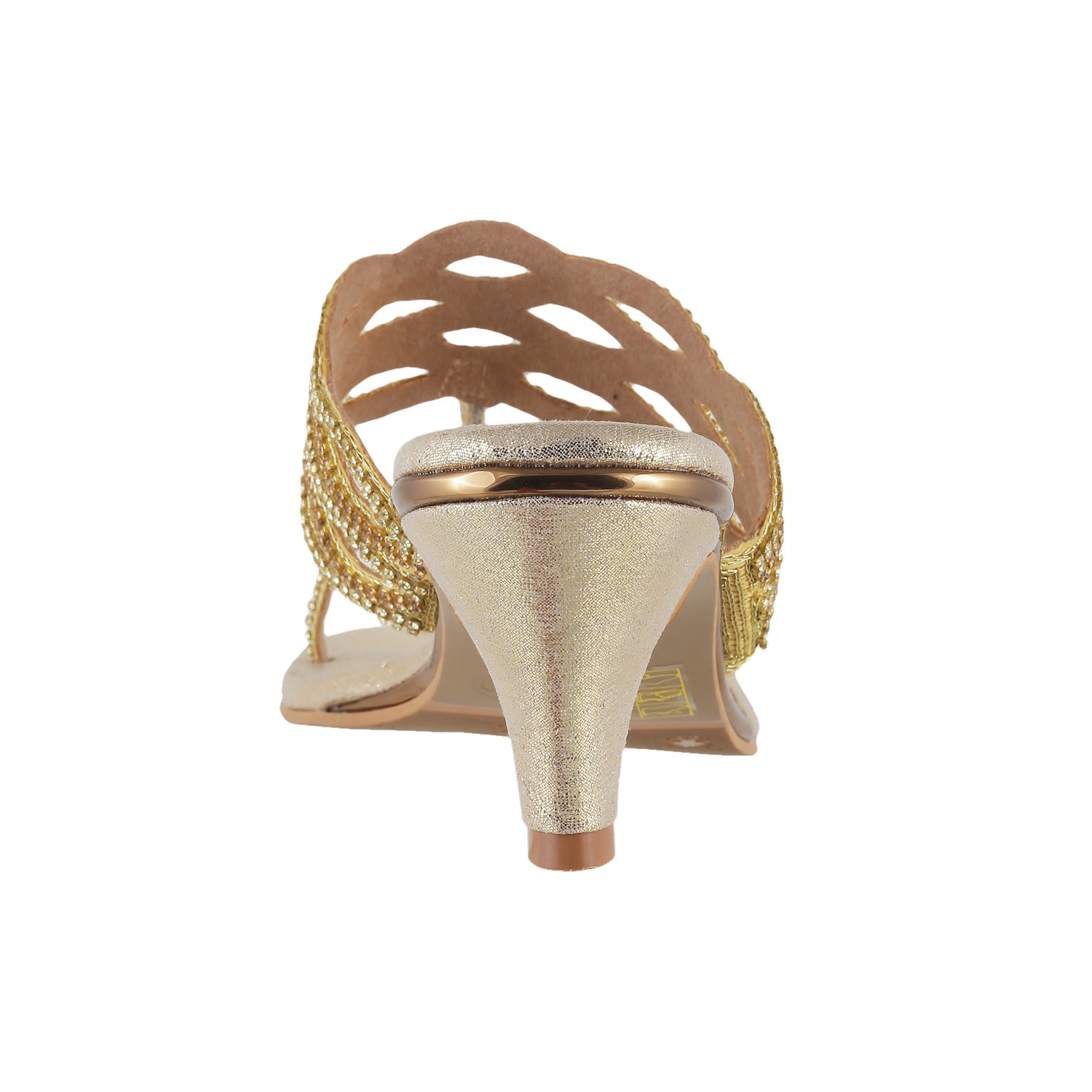 metro women black synthetic sandals (35-3317)