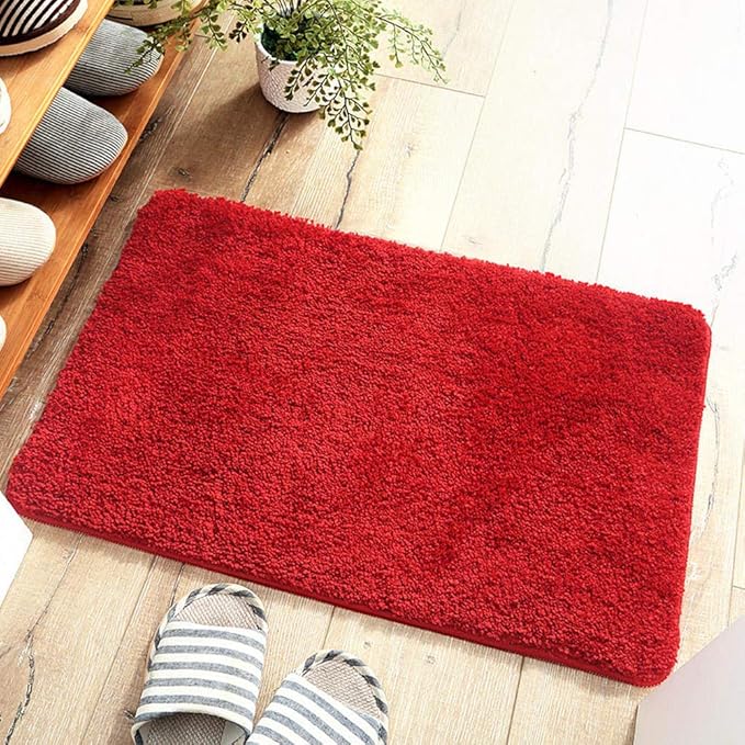 COOINSDZXL Microfiber Bath Rug Set Bathroom Mat Non Slip Soft Shaggy