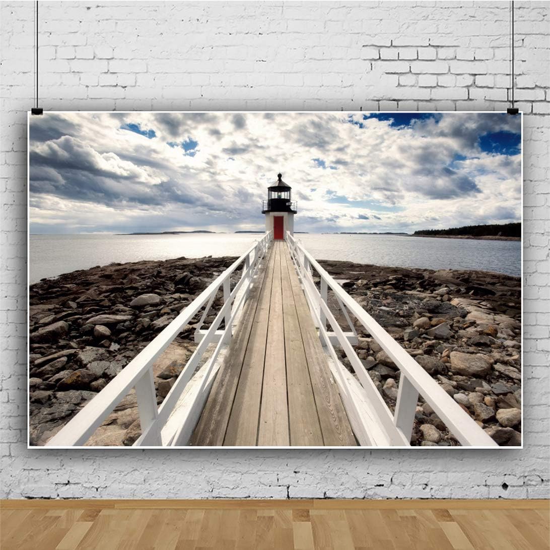 Background Lighthouse Point Marshall Backdrop Photography