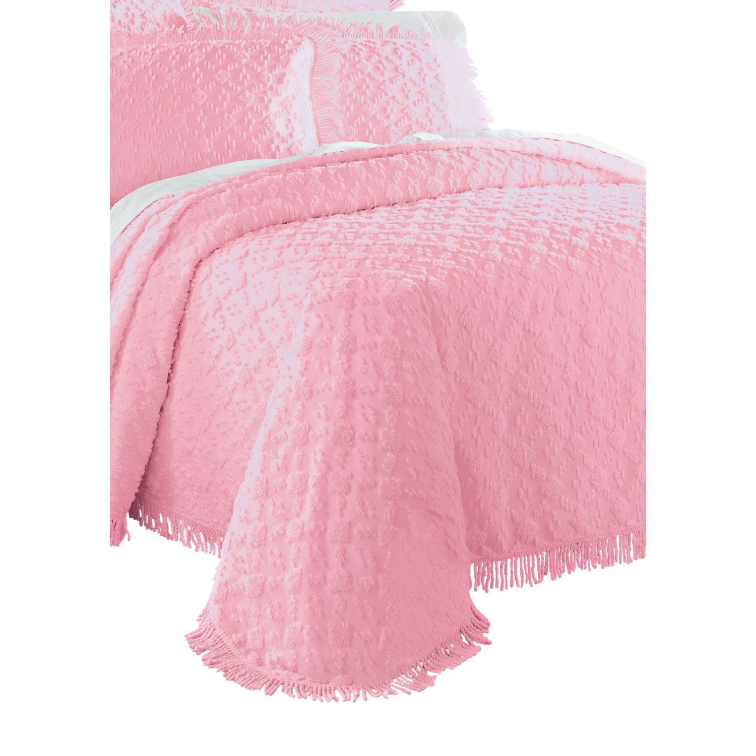 Blair Home Charleston Chenille Bedspread Full Blush Home & Kitchen