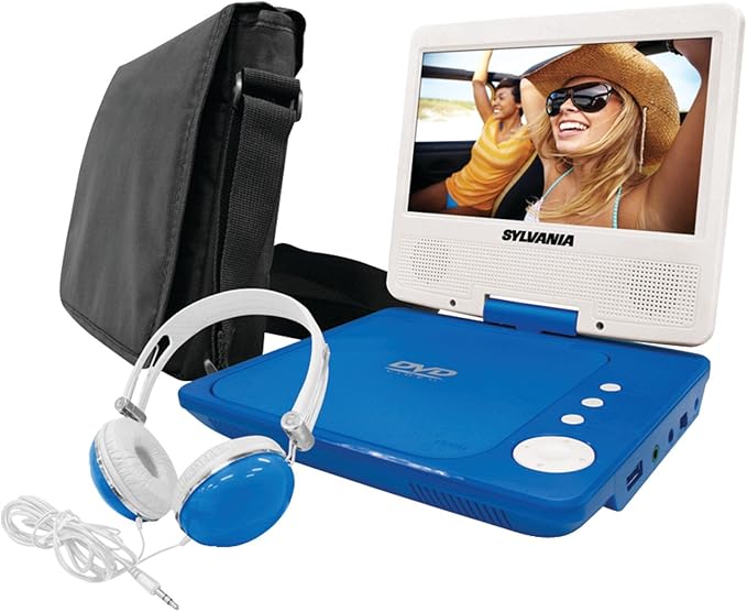 Curtis Sylvania 7Inch Portable DVD Player Bundle