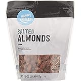 Amazon Brand - Happy Belly California Almonds, Roasted & Sea Salted, 16 Ounce