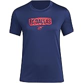 adidas Womens Fc Dallas MLS Short Sleeve T-Shirt