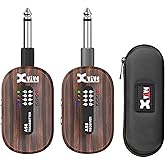 Xvive A58 Wireless Guitar System with 5.8GHz Transmitter and Receiver (Rosewood)
