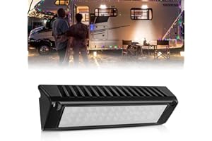 SKTYANTS 9 Inch RV Exterior Porch LED Light,RV Awning Light 12V RV Camper Porch Lights Outdoor Canopy Roof Lamp
