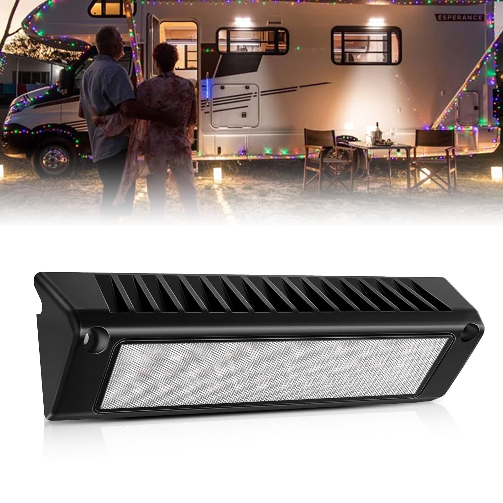 Photo 1 of SKTYANTS 9 Inch RV Exterior Porch LED Light,RV Awning Light 12V RV Camper Porch Lights Outdoor Canopy Roof Lamp