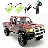 WPLDEWAN MN82 RC Rock Crawler 4x4 Toyota Land Cruiser Remote Control Truck | 1/12 RC Crawler Off Road Pickup RTR All Terrain 