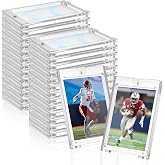 30 Pack 130 PT Magnetic Card Holder - Premium Card Protectors, Ultra Clear Hard Plastic Magnetic Case for Sports Trading Cards, Baseball, Football, Basketball, Hockey