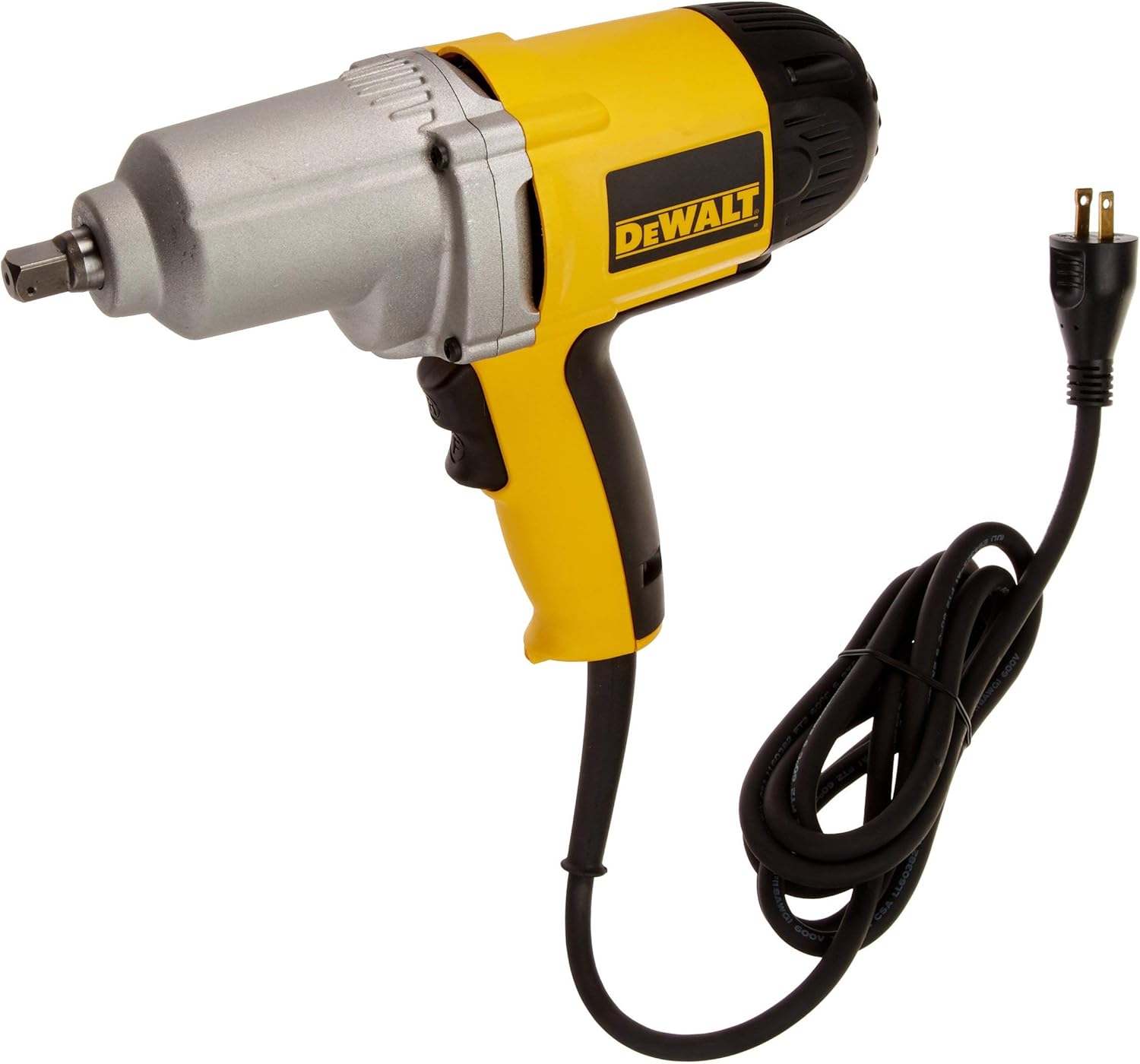 DEWALT DW292K 7.5 Amp 1/2-Inch Impact Wrench with Detent Pin Anvil (Certified Refurbished)