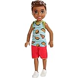 barbie club chelsea boy doll emoji tie dye