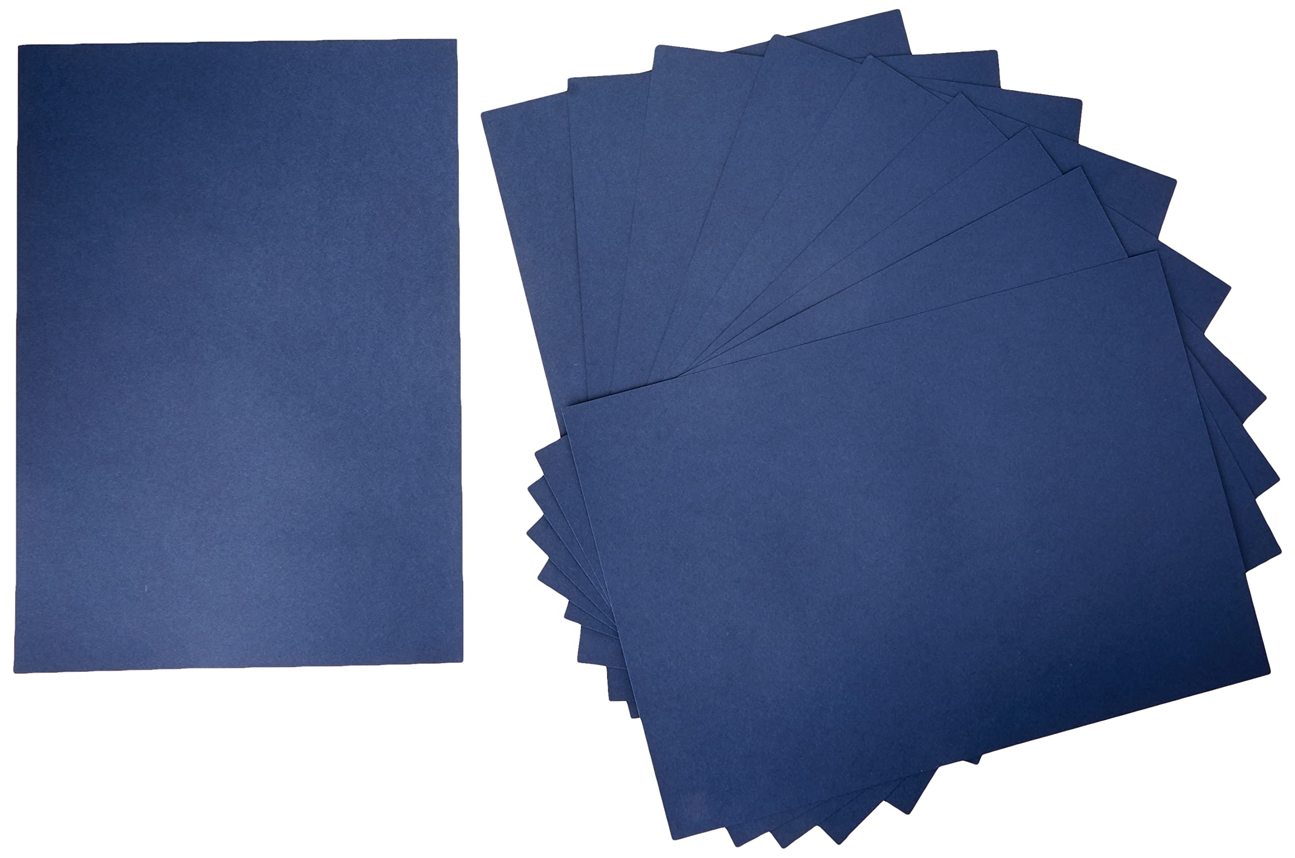 10 x A3 Cards in Various Color,Gram and Design Choose Your Color (Navy Blue-240GSM) — image 1